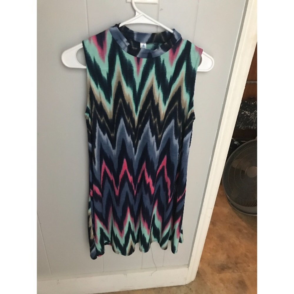 Paisley Grace Chevron Dress 💜🎆🌇